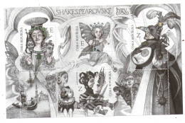 Years 2023 - Shakespear's Plays, S/S, MNH - Blocs-feuillets