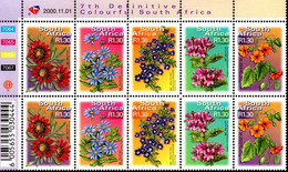 South Africa - 2000 7th Definitive Fauna And Flora R1.30 Extended Control Block (**) (2000.11.01) - Blocchi & Foglietti