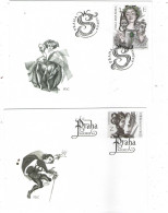 Years 2023 - Shakespear's Plays, Set Of 4 FDC's - FDC