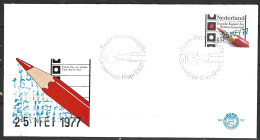 PAYS-BAS. N°1063 De 1977 Sur Enveloppe 1er Jour. Crayon. - FDC
