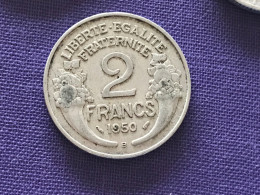 Münze Münzen Umlaufmünze Frankreich 2 Francs 1950 Münzzeichen B - 2 Francs