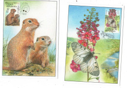 Year 2023 - Nature Park Podyji, Set Of 4 Cates Maximum - CM - Andere & Zonder Classificatie