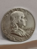 FRANKLIN HALF DOLLAR ARGENT 1963 D DENVER USA / 1/2 DOLLAR SILVER - 1948-1963: Franklin