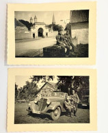 Original WW2 Photo Auto Union AUDI Honomag Diesel Truck Lot Of 2 Photos Allemand Photos - 1939-45