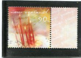 NEW ZEALAND - 2001  90c  GREETINGS  CANDLES  FINE  USED - Usados