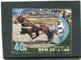 NEW ZEALAND - 2002  40c  YEAR OF THE HORSE  FINE  USED - Oblitérés