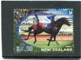 NEW ZEALAND - 2002  2$  YEAR OF THE HORSE  FINE  USED - Usati