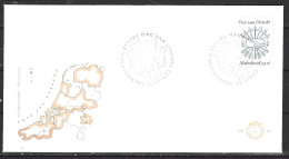 PAYS-BAS. N°1103 Sur Enveloppe 1er Jour (FDC) De 1983. Cartographie. - Géographie