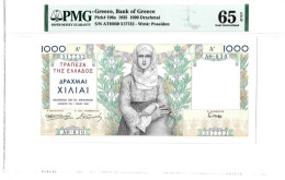Greece 1000 Drachmai 1935 Graded 65 EPQ Gem Uncirculated By PMG - Greece