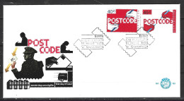 PAYS-BAS. N°1084-5 De 1978 Sur Enveloppe 1er Jour. Code Postal. - Código Postal