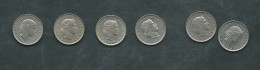 SUISSE - Lot De 6 Pieces De 20 Rappens ( Cents )   - Année  1964, 1968, 1974, 1970,1979, 1981 - Laupi168 - Autres & Non Classés