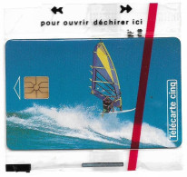 France - Les Cinq Unites - Planche à Voile, Surfing - Gn043 - 06.1994, 5Units, 6.000ex, NSB - 5 Einheiten