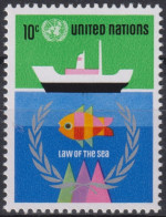 1974 Vereinte Nationen > New York ** Mi:NT-NY 277, Sn:NT-NY 254, Yt:NT-NY 247, Seerecht - Unused Stamps