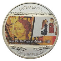 LIBERIA 10 DOLLARS MOMENTS OF FREEDOM - JEAN D'ARC VIRGIN OF ORLEANS 2004 - Liberia