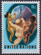 1974 Vereinte Nationen > New York ** Mi:NT-NY 275, Sn:NT-NY 252, Yt:NT-NY 245, Weltbevölkerungsjahr - Unused Stamps