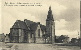 Blegny Eglise Restaurée Après La Guerre A Cet Endroit Furent Fusillées Les Victimes De Blegny - Blegny