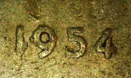 Errore Di Conio 5 Lire 1954 Repubblica Italiana - Variëteiten En Curiosa