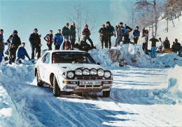 Porsche 924 Turbo - Jurgen Barth - Rallye Monte-Carlo 1981   - 15x10cms PHOTO - Rallyes