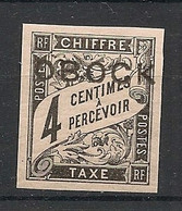 OBOCK - 1892 - Taxe TT N°Yv. 8 - Type Duval 4c Noir - Neuf Luxe ** / MNH / Postfrisch - Neufs