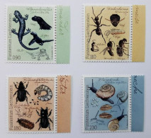 LIECHTENSTEIN 2023 FAUNA Animals. Insects LIZZARD ANT SNAIL BEETLE - Fine Set MNH - Ungebraucht