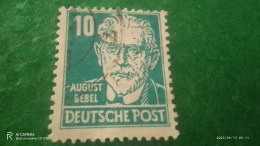 D.ALMANYA1948-1959       10PFG       USED - Gebraucht