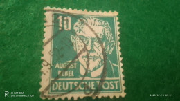 D.ALMANYA1948-1959       10PFG       USED - Gebraucht