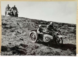 Original WW2 German Photo Wehrmacht Sidecars ZUNDAPP Motor Championship 1938 - 1939-45