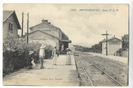 CPA 13 MEYRARGUES Gare P.L.M. - Meyrargues