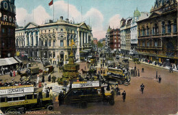 United Kingdom England Piccadilly Circus Carriage Double Deck Elegance - Bus & Autocars