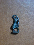 Figurine En Métal Kinder - Série Les Samouraïs De 1600 - Samuraï 4 - Scame - Finition Bruni - Metal Figurines