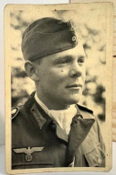 Original WW2 German Soldier Portrait Photo Iron Cross Wehrmacht 1943 Munchen - 1939-45