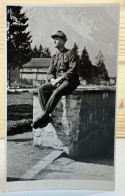 Original WW2 German Soldier Photo In Mountains 1944 - 1939-45