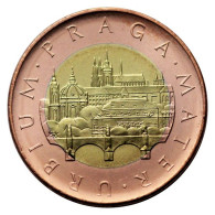 CZECH REPUBLIC - Tchèque - Tschechisch 50 KORUN PRAGUE PRAGA BIMETAL BI-METALLIC 2021 UNC - Tchéquie