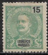 Lourenço Marques – 1903 King Carlos 15 Réis Mint Stamp - Lourenco Marques
