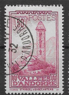 Fr. Andorra 15 Euros VFU 1932 - Oblitérés