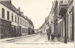 MERVILLE - Avant Guerre - Rue Thiers - Merville