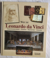 Livre Leonardo Da Vinci En Allemand - Oeuvres - Verlegt Bei Kayser 1999 - Peinture & Sculpture