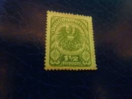 Deutsche Osterreich - 1 1/2 Kronen - Vert - Non Oblitéré - Année 1921 - - Fiscaux