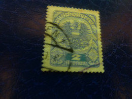 Deutsche Osterreich - 2 Kronen - Bleu - Oblitéré - Année 1921 - - Revenue Stamps