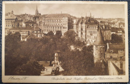 1929. Plauen. Sachsen. Postplatz Mit Kaffee Trömel U. Warenhaus Tietz - Plauen