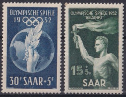 F-EX43641 SAAR SARRE MH 1952 OLYMPIC GAMES HELSINKI ATHLETISM TOURCH. - Verano 1952: Helsinki