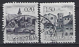 Yugoslavia 1972-81  Sehenswurdigkeiten (o) Mi.1493-1494 - Usati