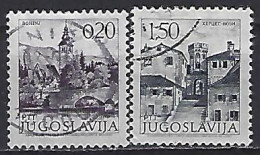 Yugoslavia 1972-81  Sehenswurdigkeiten (o) Mi.1493-1494 - Usati