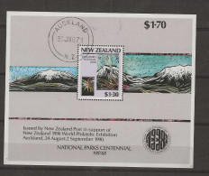 1987 USED New Zealand Mi Block 13 - Gebraucht