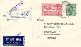 INDIA 1937 AIRMAIL  R - LETTER SENT FROM CAWNPORE TO STUTTGART - 1936-47 Koning George VI