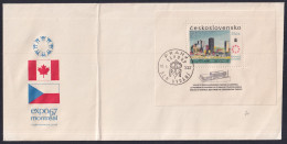 F-EX43742 CZECHOSLOVAKIA 1967 WORLD EXPO MONTREAL CANADA PAVILION FDC. - 1967 – Montreal (Canada)