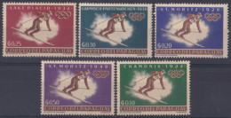 F-EX43591 PARAGUAY 1963 MNH WINTER OLYMPIC GAMES SKIING.  - Inverno1960: Squaw Valley