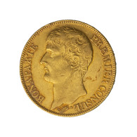 40 Francs Bonaparte Premier Consul An 12 Paris - 40 Francs (oro)