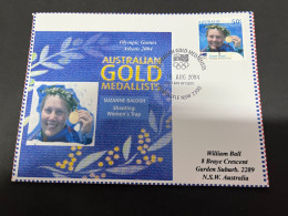 14-9-2023 (1 U 7)  Australia Cover - Sydney 2000 Olympic Games - Shooting - Gold Medalist - Verano 2000: Sydney