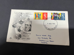 14-9-2023 (1 U 9) UK FDC Cover (1 Cover) 1965 - Salvation Army Centenary - 1952-1971 Pre-Decimal Issues